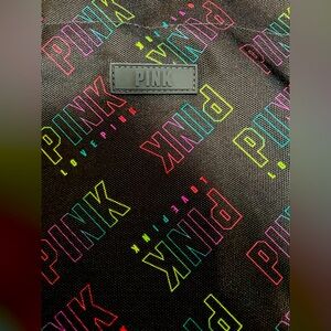 NWT Victoria's Secret PINK Black Tote Bag